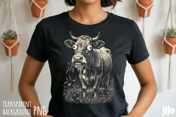 Download Cow Funny Cartoon Grass PNG - Png Collection