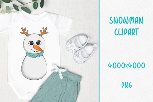 Download Cute Winter Snowman Clipart. PNG. - Png Collection