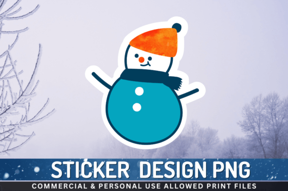 Download Winter Snowman  Clipart Sticker Png - Png Collection
