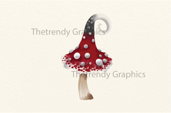 Download Watercolor Fairy Tale Cute Mushroom PNG - Png Collection