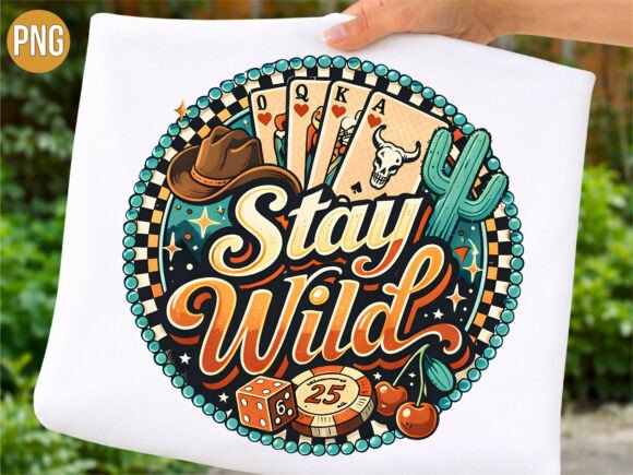 Download Stay Wild Western Cactus PNG Shirt - Png Collection