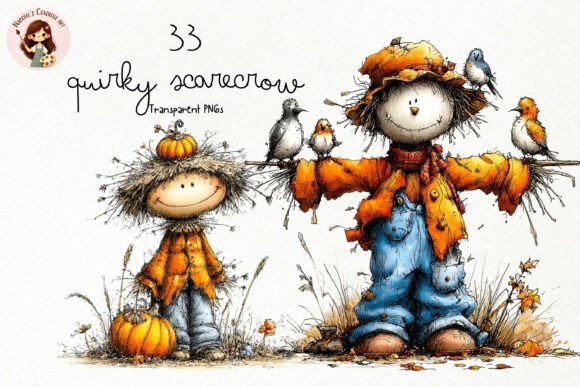Download Quirky Scarecrow PNG Clipart - Png Collection