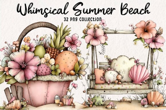 Download Whimsical Summer Beach PNG Clipart - Png Collection