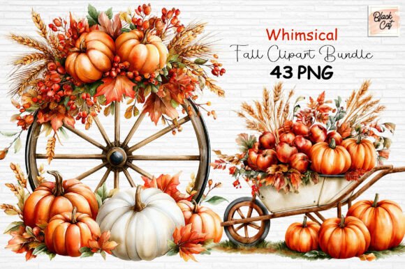 Download Whimsical Fall Clipart Bundle PNG - Png Collection
