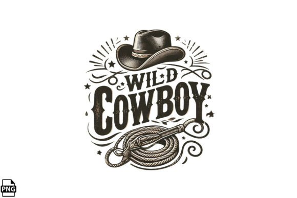 Download Western Wild Cowboy PNG T-shirt Design - Png Collection