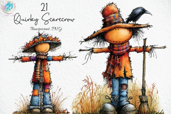 Download Quirky Scarecrow PNG Bundle - Png Collection