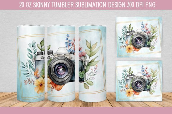 Download Floral Camera Watercolor PNG - Png Collection