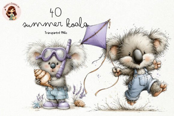 Download Cute Summer Koala PNG Clipart - Png Collection