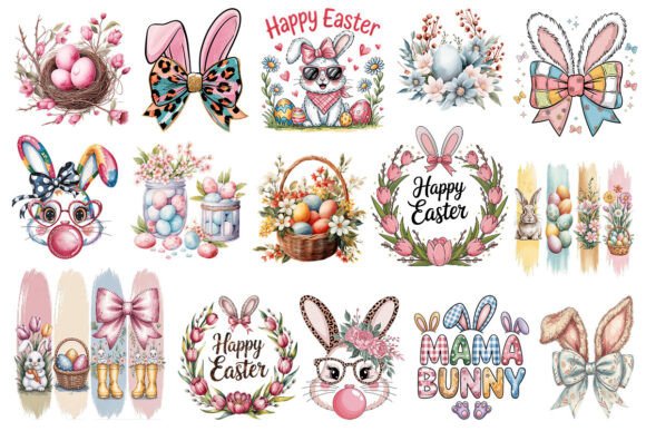 Download Easter Clipart Bundle 25 PNG Sublimation - Png Collection