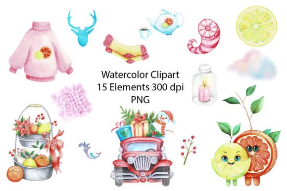 Download Watercolor Winter Clipart, Dovnload, PNG - Png Collection
