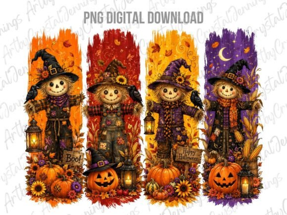 Download Halloween Scarecrow Brushstroke PNG - Png Collection