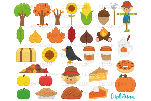 Download Fall Autumn Clip Art Pumpkin Harvest - Autumn Collection