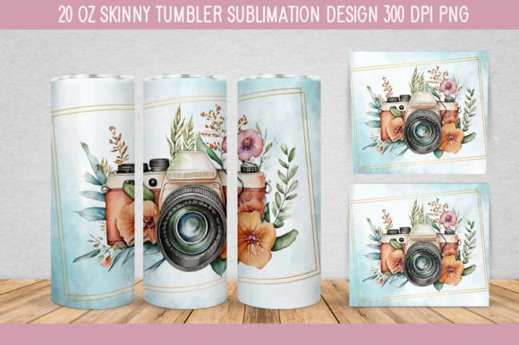 Download Floral Camera Watercolor PNG - Png Collection