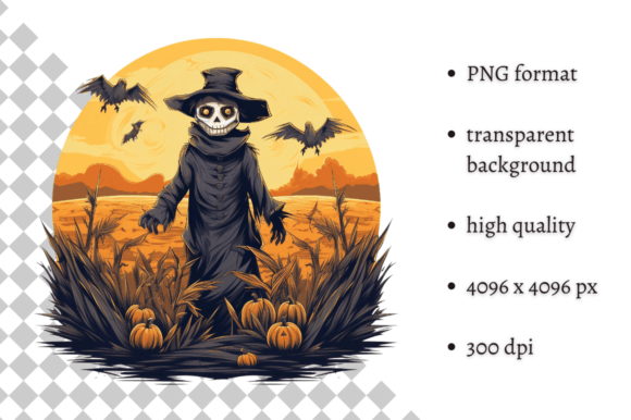 Download Cute Halloween Scarecrow PNG Clipart - Png Collection