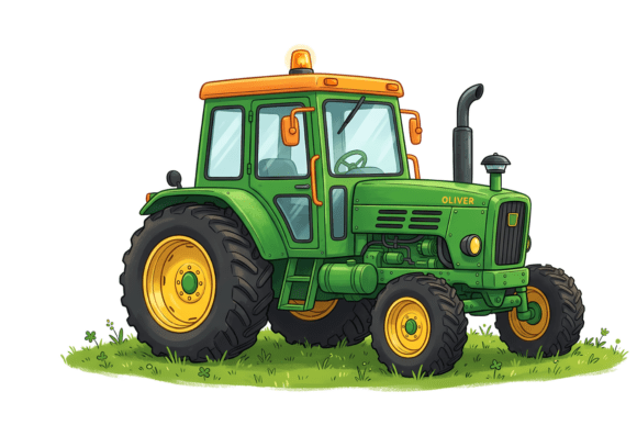 Download Farm Tractor Png |Cute Farm Clipart - Png Collection