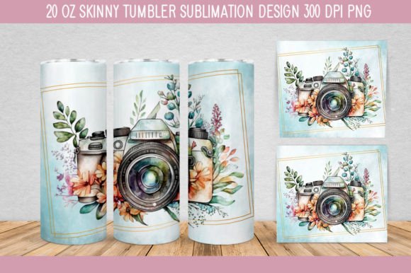 Download Floral Camera Watercolor PNG - Png Collection