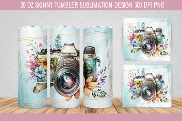 Download Floral Camera Watercolor PNG - Png Collection