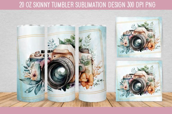 Download Floral Camera Watercolor PNG - Png Collection
