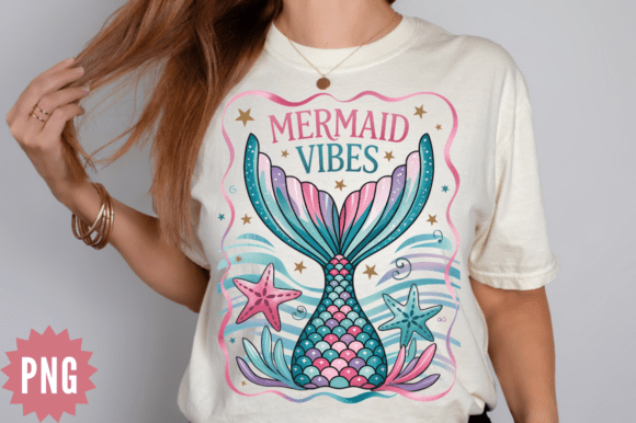 Download Mermaid Tail Summer Vibes PNG Design - Png Collection
