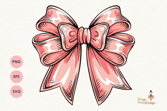 Download Pink Decorative Ribbon Bow Clipart PNG - Png Collection