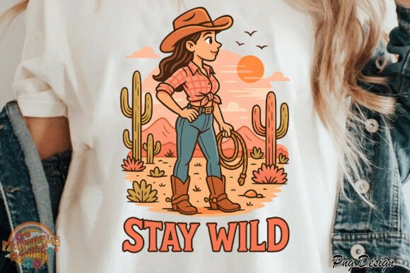 Download Cowgirl Stay Wild Western Png - Png Collection