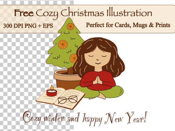 Download Free Cozy Winter Illustration | PNG+EPS - Png Collection