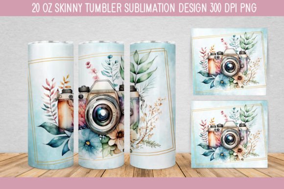 Download Floral Camera Watercolor PNG - Png Collection