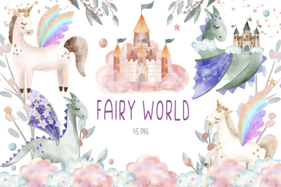 Download Watercolor Fairy Tale Castle Clipart PNG - Png Collection