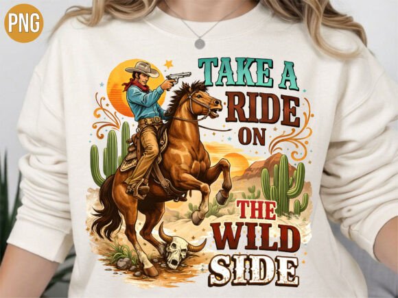 Download Take a Ride on the Wild Side Cowboy PNG - Png Collection