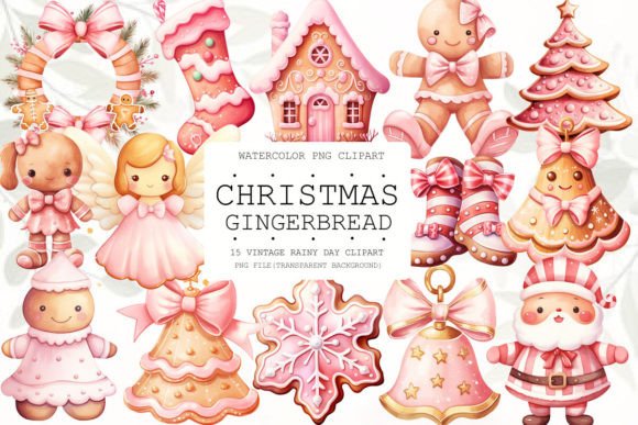 Download Beautiful Christmas Gingerbread Clipart - Gingerbread clipart Collection