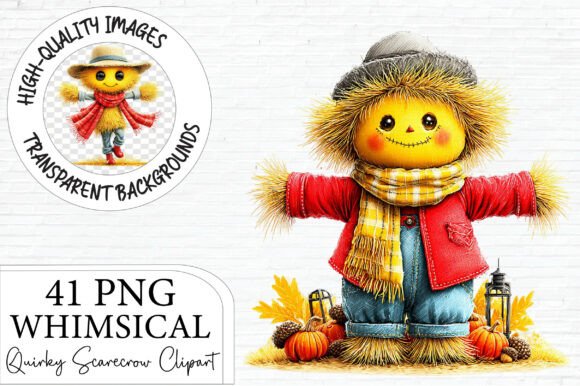 Download Quirky Scarecrow PNG Clipart - Png Collection