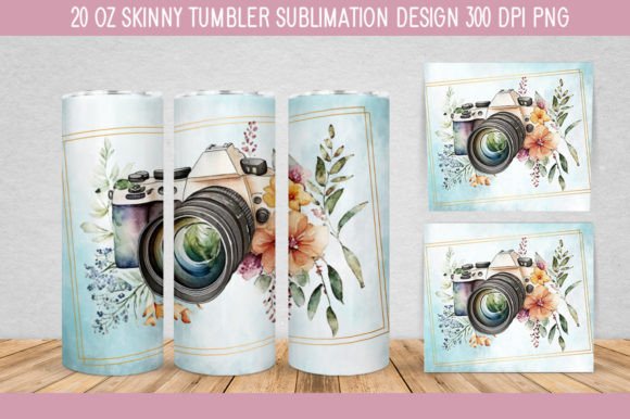 Download Floral Camera Watercolor PNG - Png Collection
